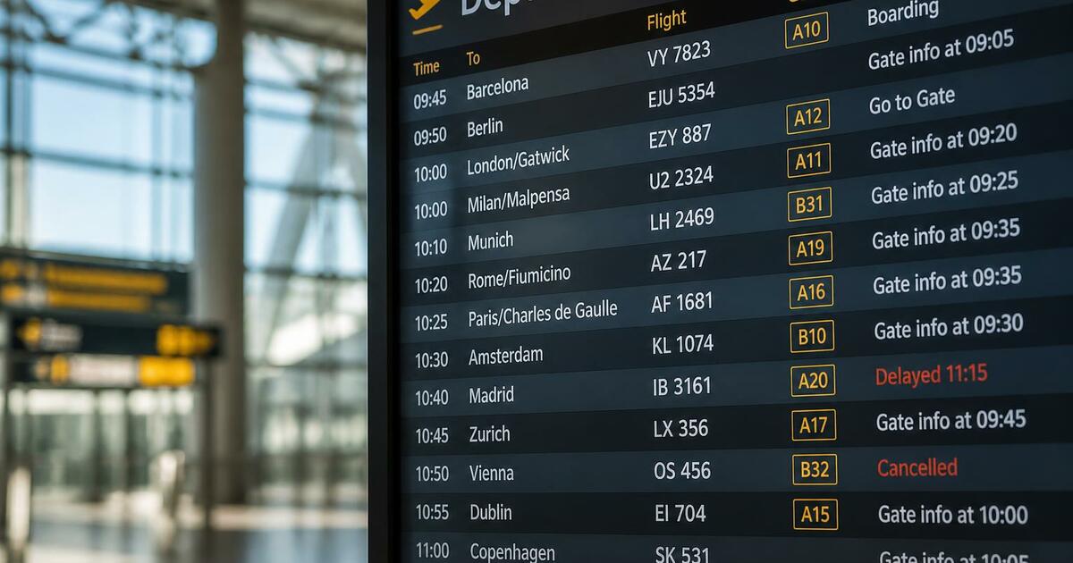 Задержка шести рейсов и отмена одного в нижегор...